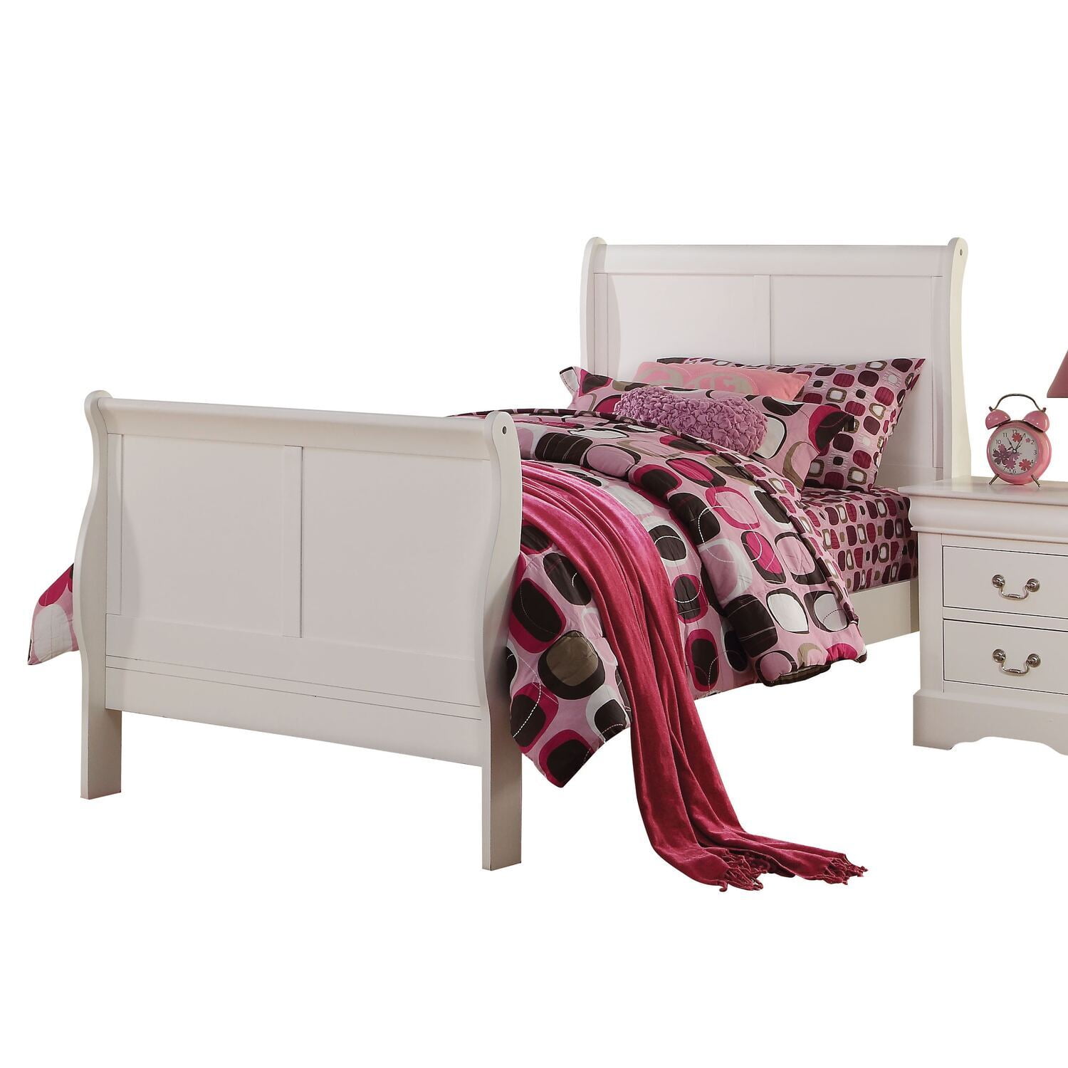 Picture of ACME 24510F Louis Philippe III Full Size Bed, White - 2 Piece