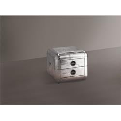 Picture of ACME 82182 Brancaster End Table, Aluminum - 22 x 26 x 26 in.