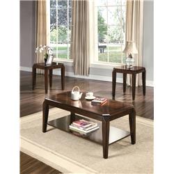 Picture of ACME 80655 3 Piece Docila Coffee & End Table Set - Walnut - 19 x 47 x 23 in.