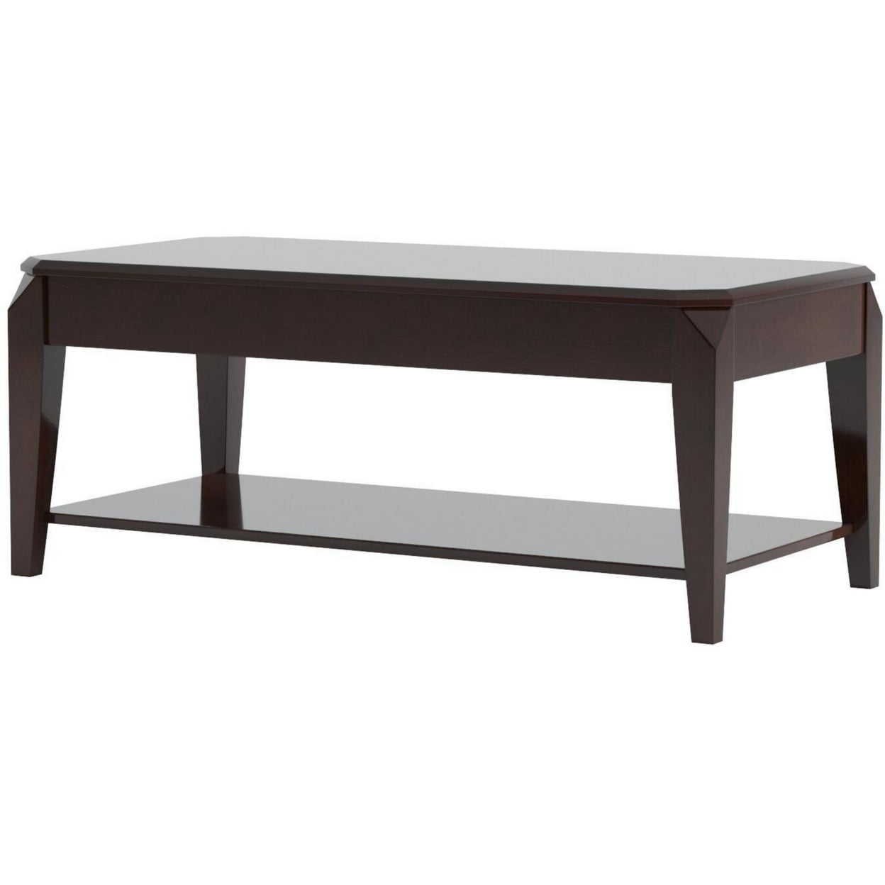 Picture of ACME 80660 Rectangular Docila Coffee Table with Lift Top - Walnut - 19 x 47 x 23 in.