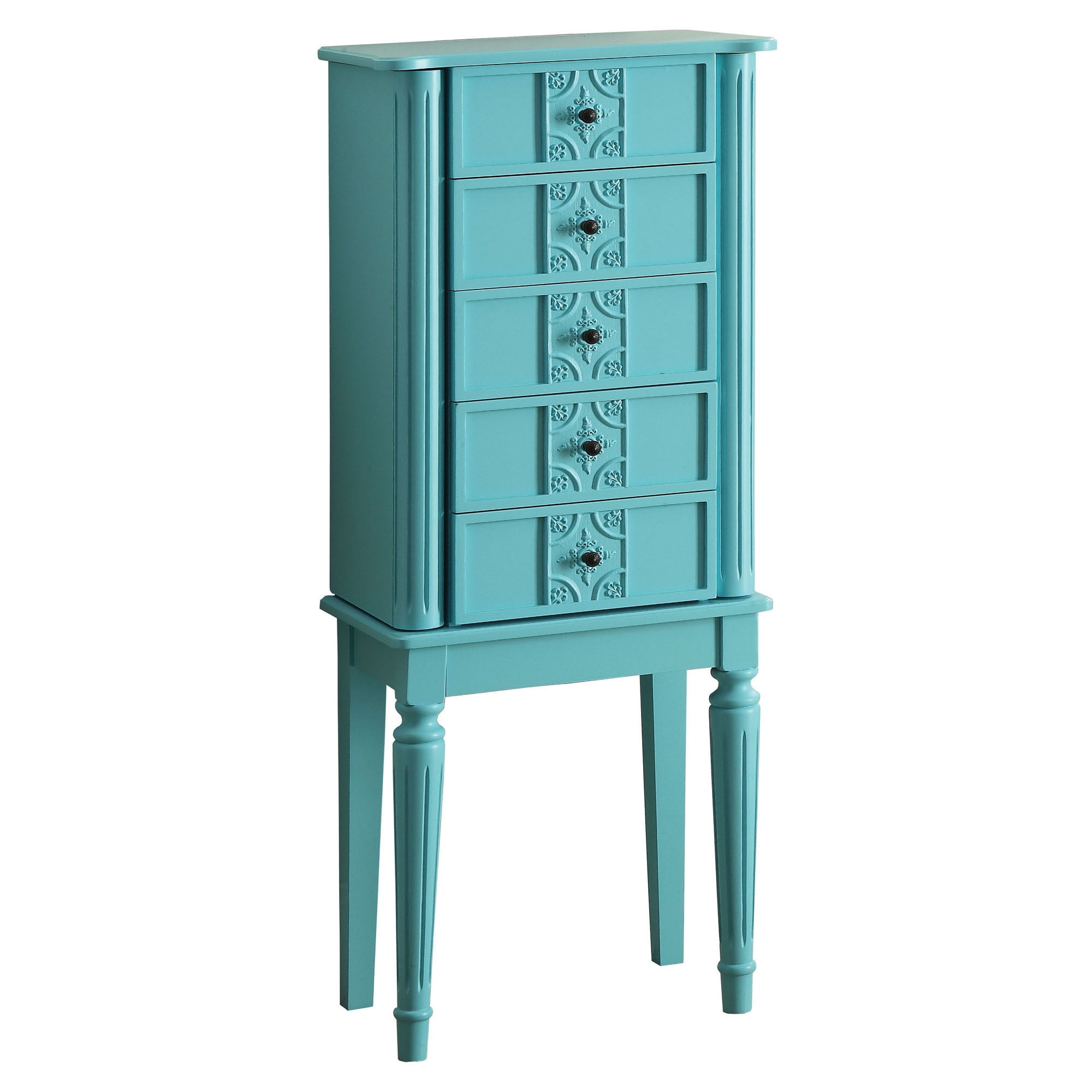 Picture of ACME 97170 Tammy Jewelry Armoire - Light Blue - 40 x 16 x 10 in.