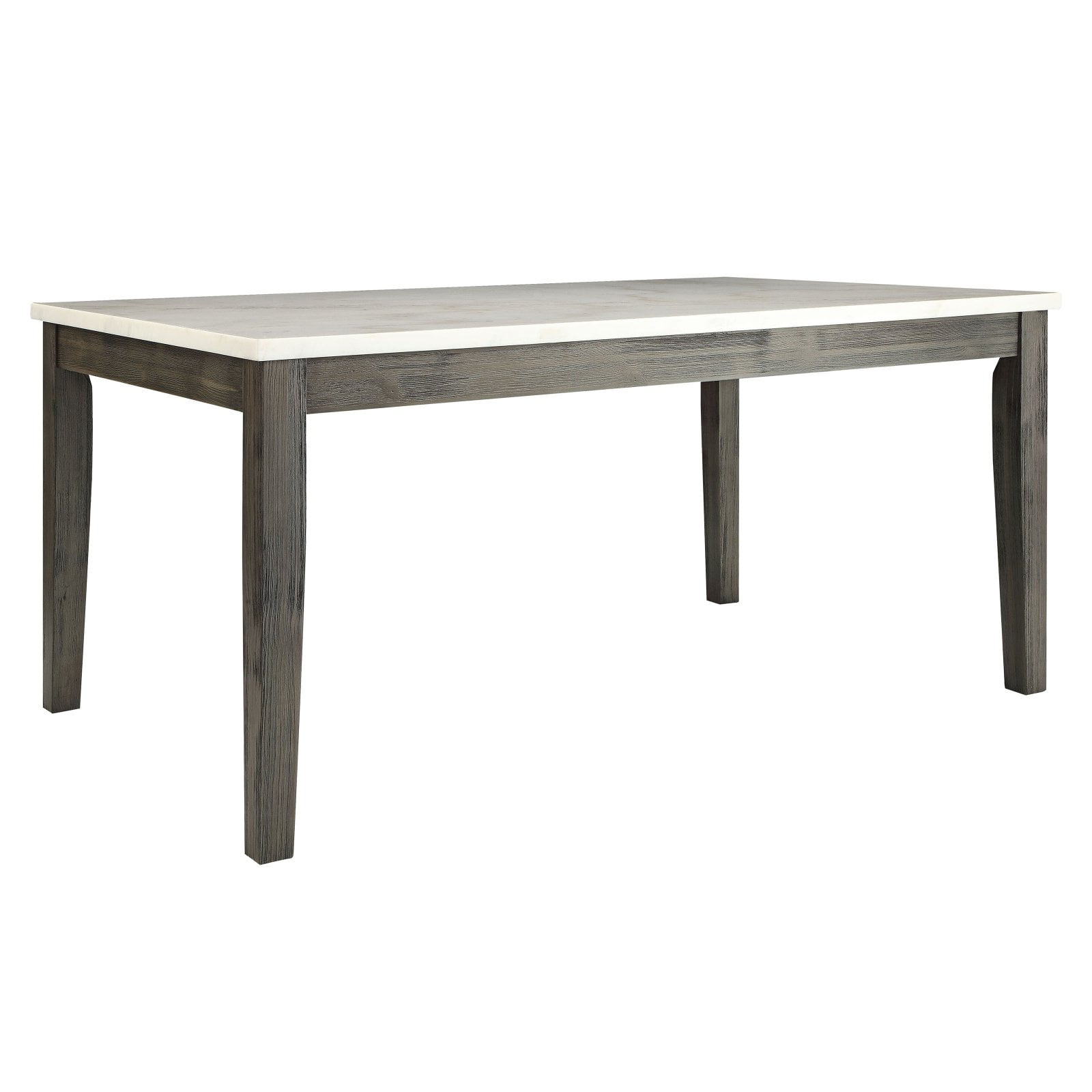 Picture of ACME 70165 Rectangular Merel Dining Table - White Marble & Gray Oak