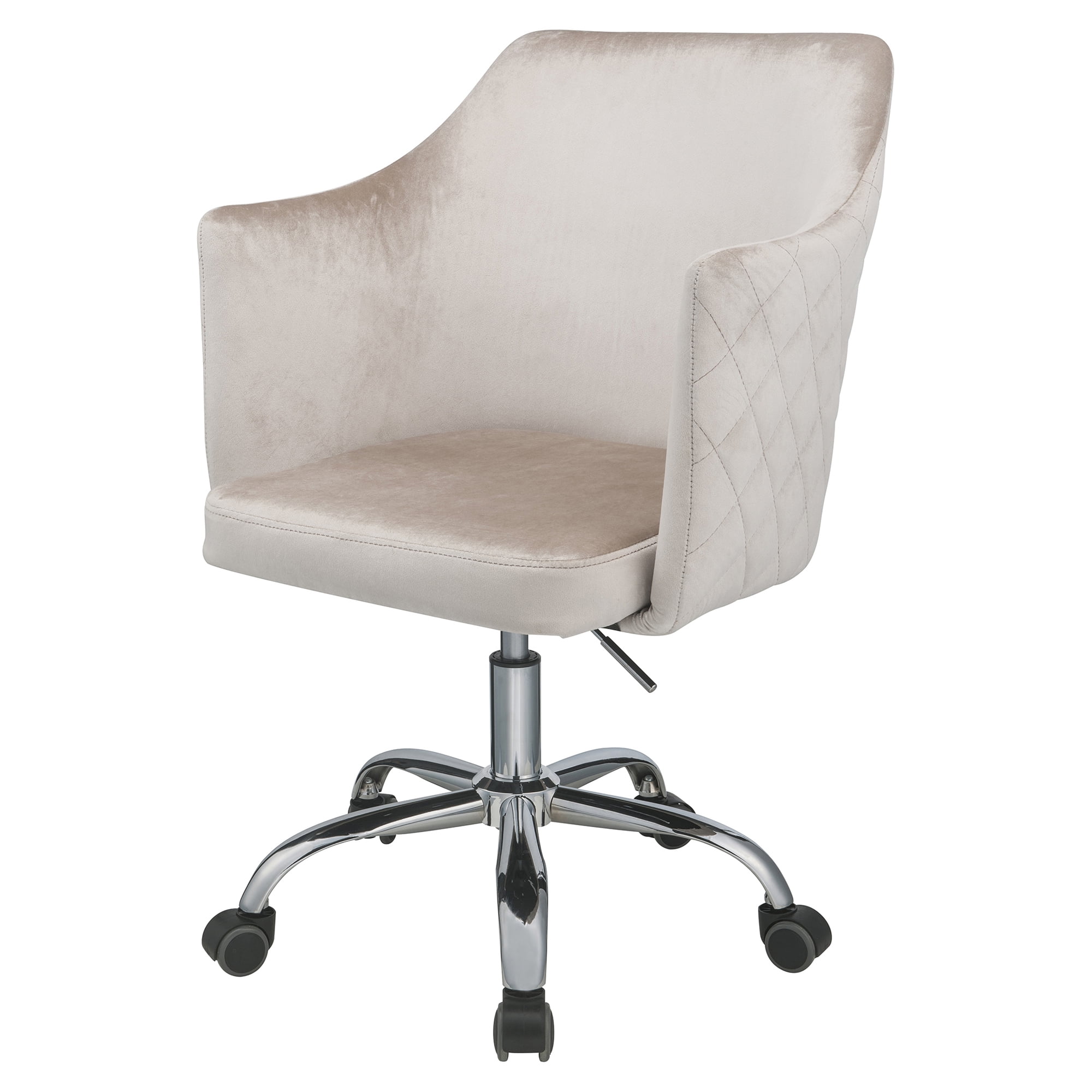Picture of ACME 92506 Cosgair Office Chair - Champagne Velvet & Chrome - 33-37 x 25 x 23 in.