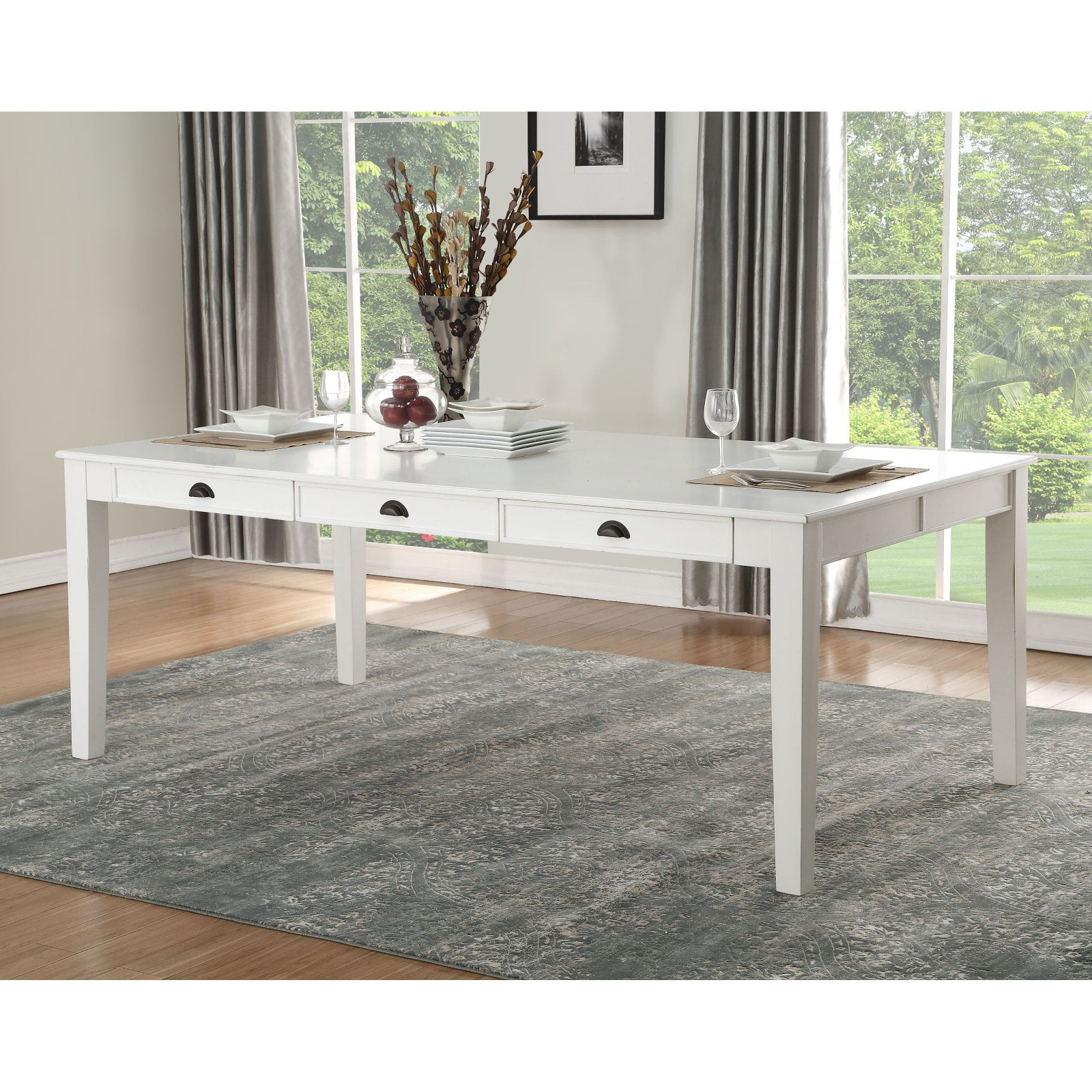 Picture of ACME 71850 Rectangular Renske Dining Table - Antique White