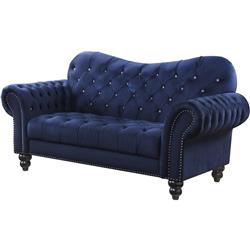 Picture of ACME 53407 2 Piece Iberis Loveseat - Navy Velvet