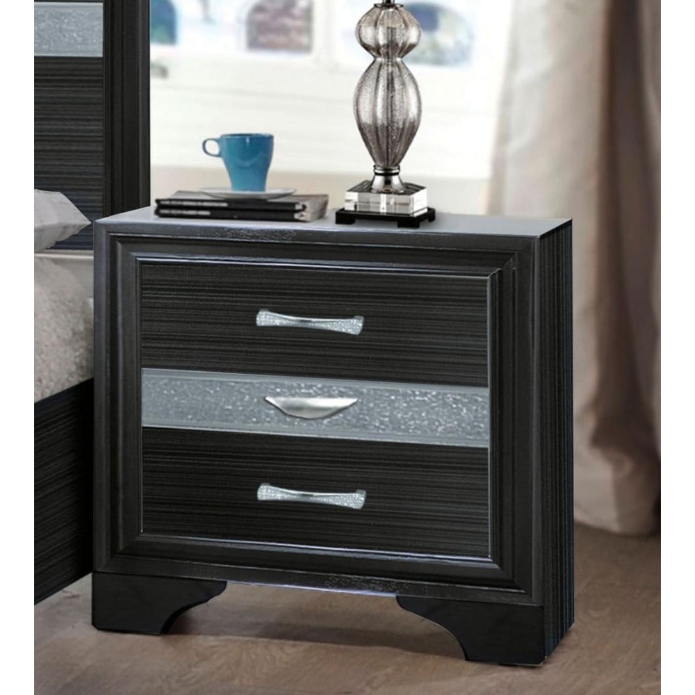 Picture of ACME 25903 Naima Nightstand - Black - 26 x 26 x 17 in.