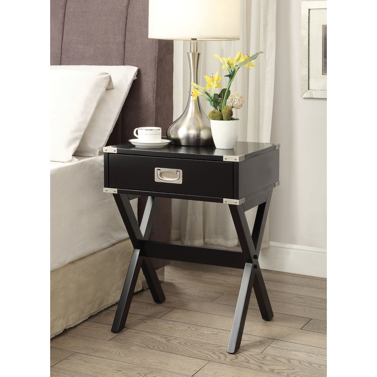 Picture of ACME 82822 Square Babs End Table - Black
