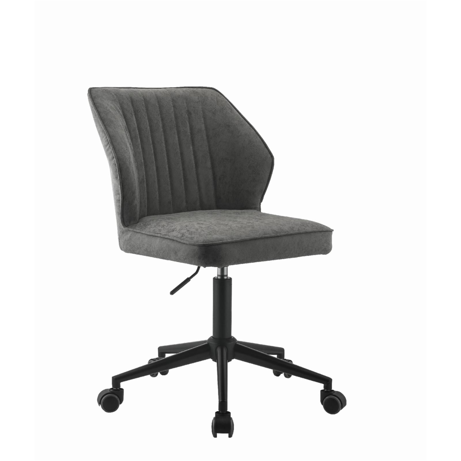 Picture of ACME Furniture 92942 22 x 21 x 33 -39 in. Pakuna Office Chair&#44; Vintage Gray PU & Black