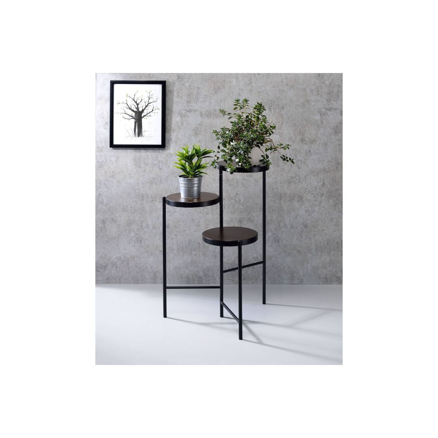 Picture of ACME Furniture 97799 19 x 18 x 30 in. Namid Plant Stand&#44; Black