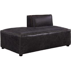 Picture of ACME Furniture 56588 54 x 34 x 28 in. Birdie Modular Chaise&#44; Antique Slate Top Grain Leather