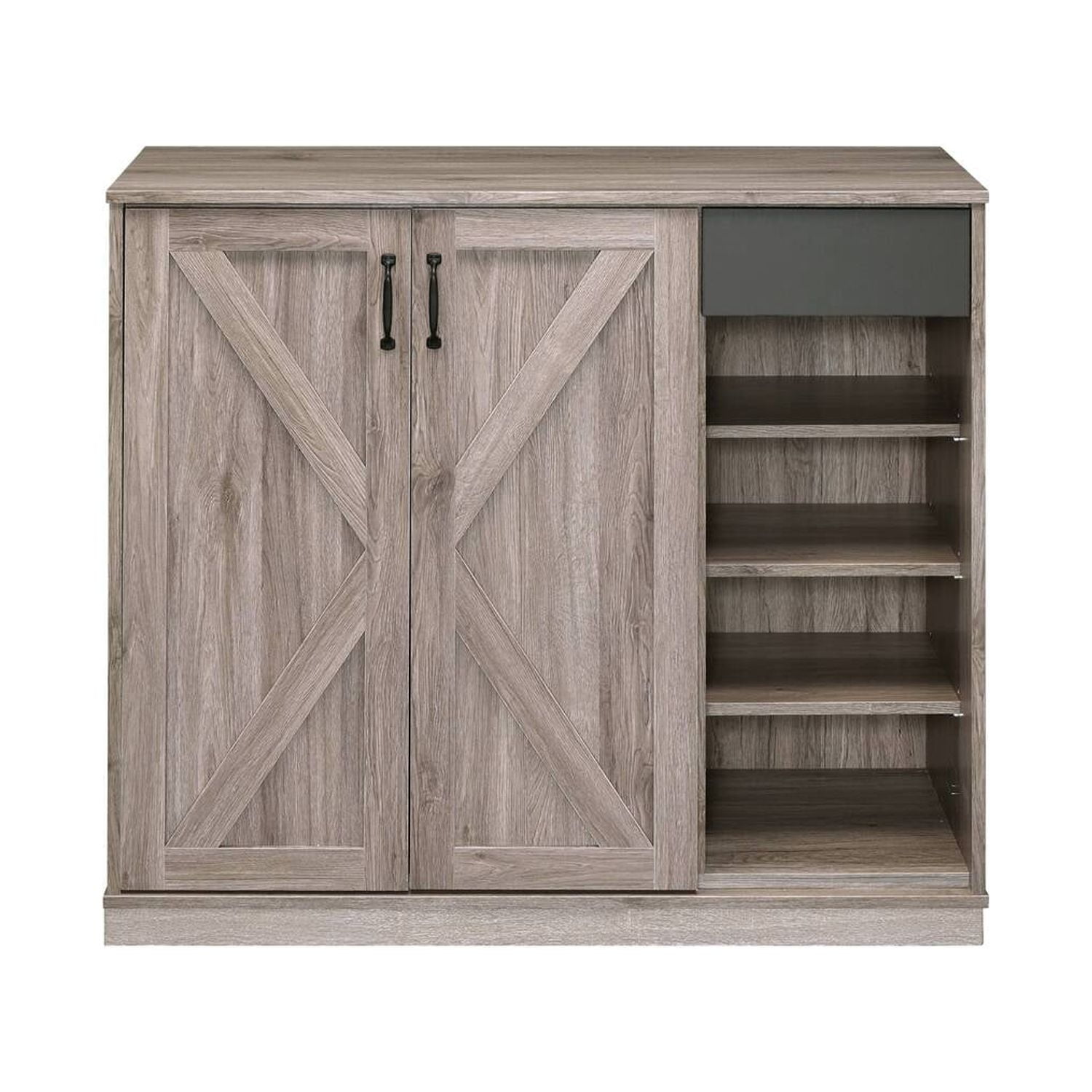 Picture of ACME Furniture 97775 Toski Cabinet&#44; Rustic Gray - Oak - 41 x 16 x 45 in.