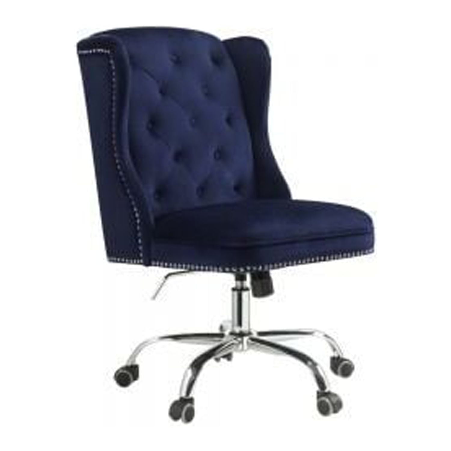 Picture of ACME Furniture 92665 23 x 26 x 37 -40 in. Jamesia Office Chair&#44; Midnight Blue Velvet