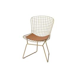 Picture of Acme Furniture 96849 Achellia Side Chair&#44; Whiskey PU & Gold - Set of 2