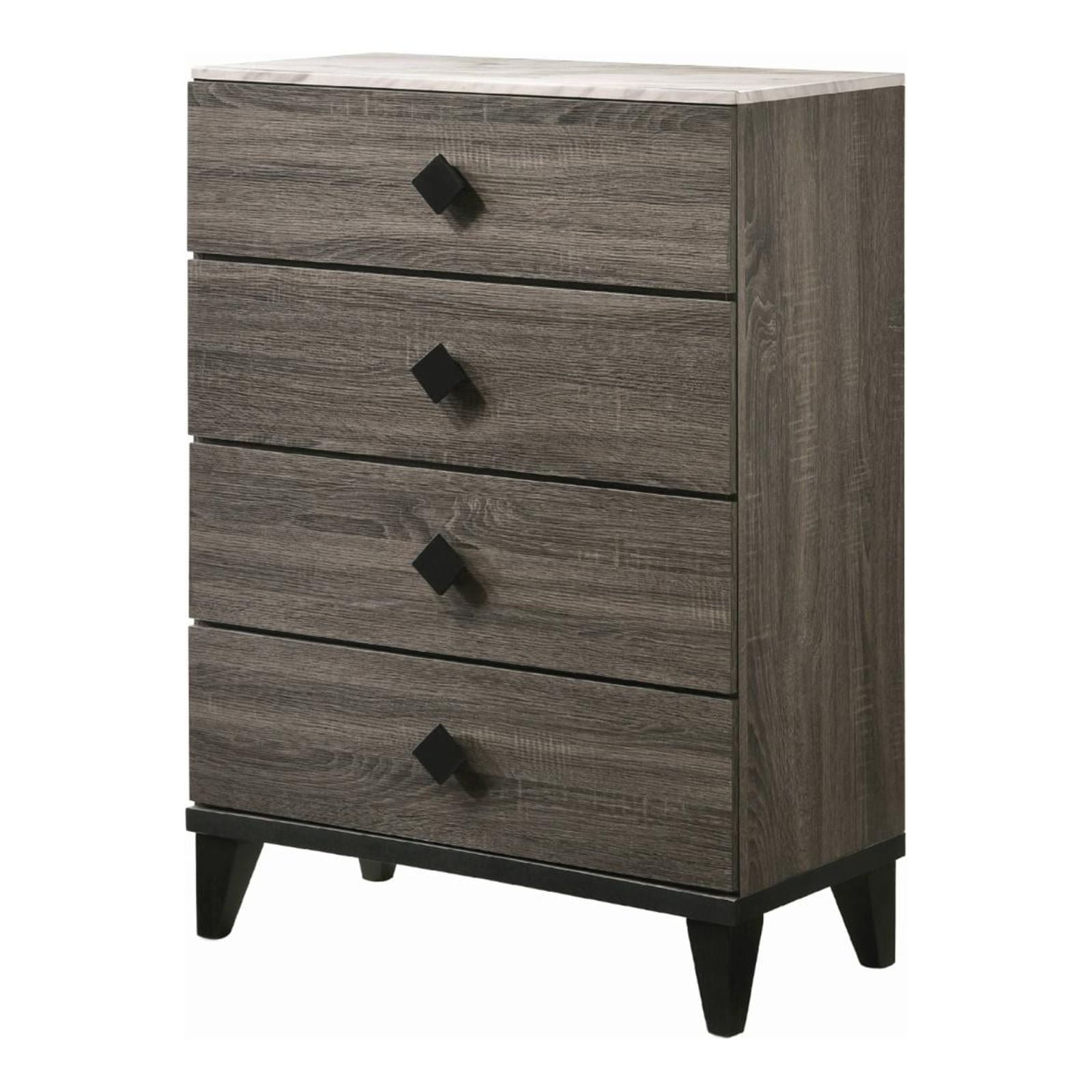 Picture of Acme Furniture 27676 46 x 16 x 32 in. Avantika Faux Marble & Rustic Gray Oak Chest