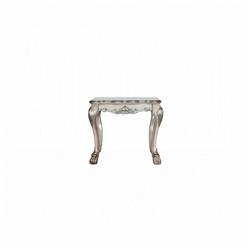 Picture of ACME Furniture 88172 28 x 28 x 24 in. Dresden End table, Vintage Bone White