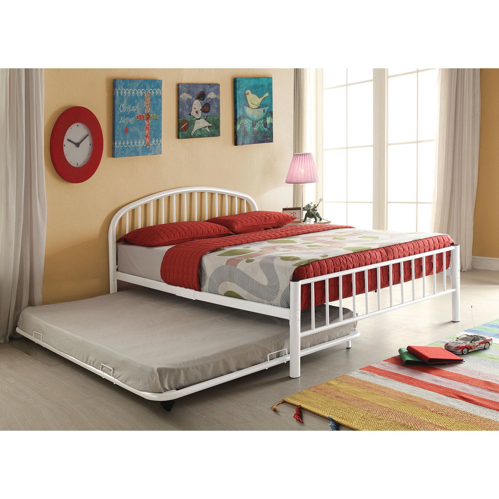 Picture of ACME Furniture 30468WH 73 x 54 x 4 in. Cailyn Trundle&#44; White - Full Size