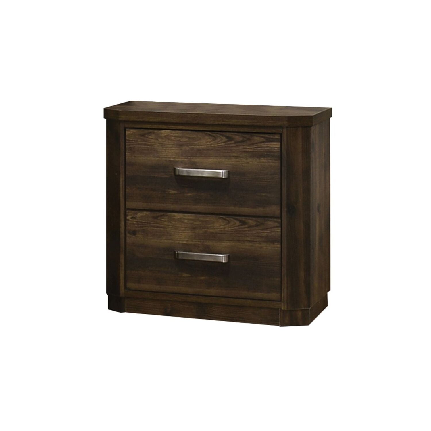 Picture of Acme Furniture 24853 24 x 16 x 24 in. Elettra 2 Drawer Nightstand, Rustic Walnut