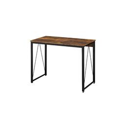 Picture of Acme Furniture 92600 28 x 18 x 35 in. Zaidin Rectangle Writing Desk&#44; Weathered Oak & Black