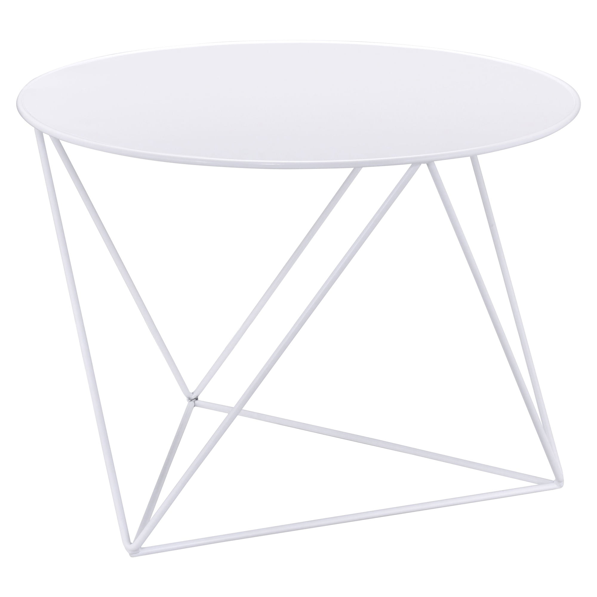 Picture of Acme Furniture 97842 17 x 23 x 23 in. Epidia Round Accent Table&#44; White