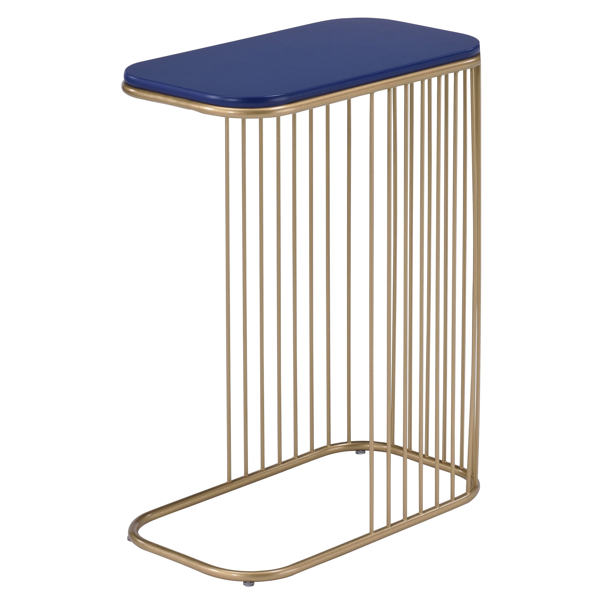 Picture of Acme Furniture 97844 23 x 10 x 18 in. Aviena Accent Table&#44; Blue & Gold