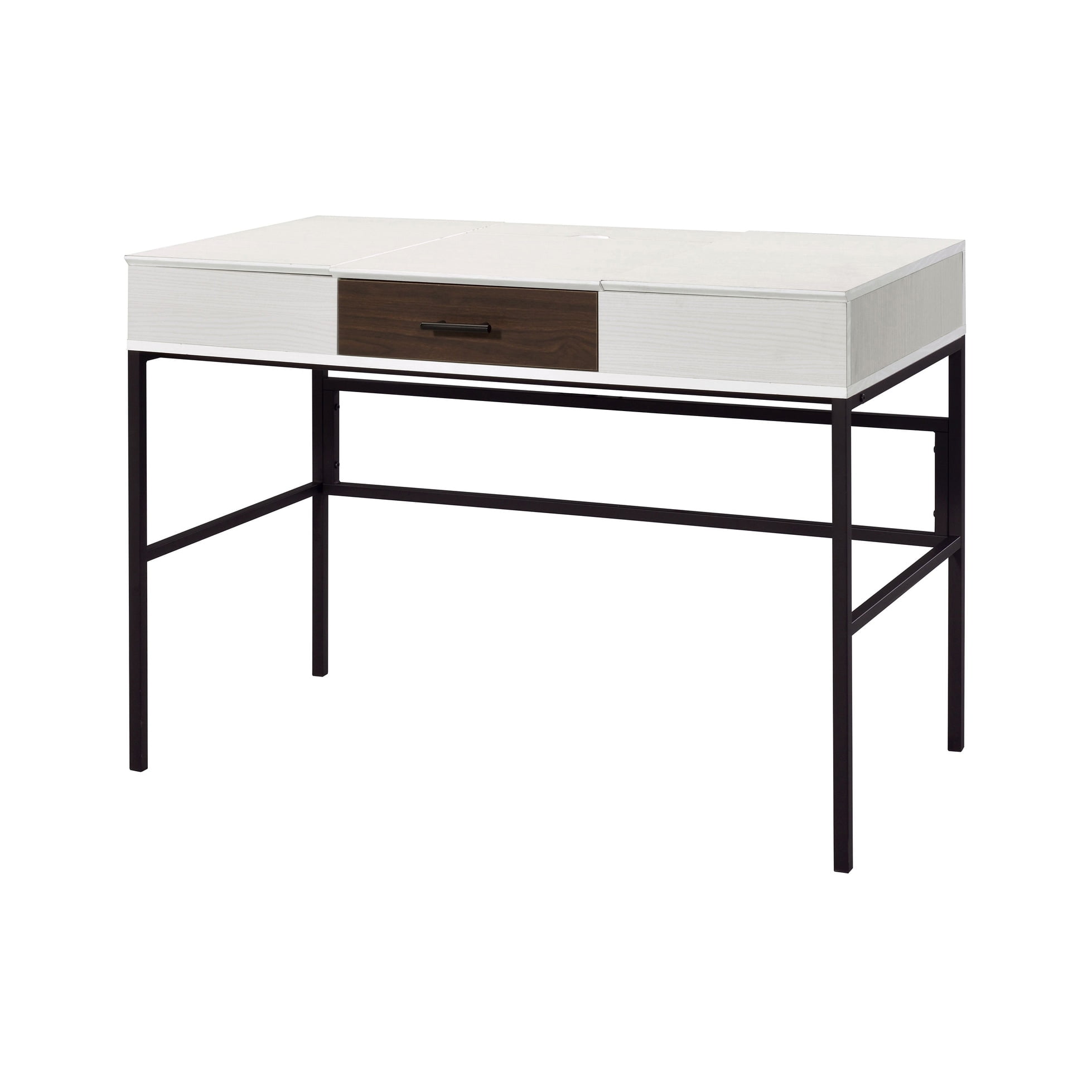 Picture of Acme Furniture 93090 31 x 22 x 42 in. Verster Single Drawer Rectangle Desk&#44; Natural & Black
