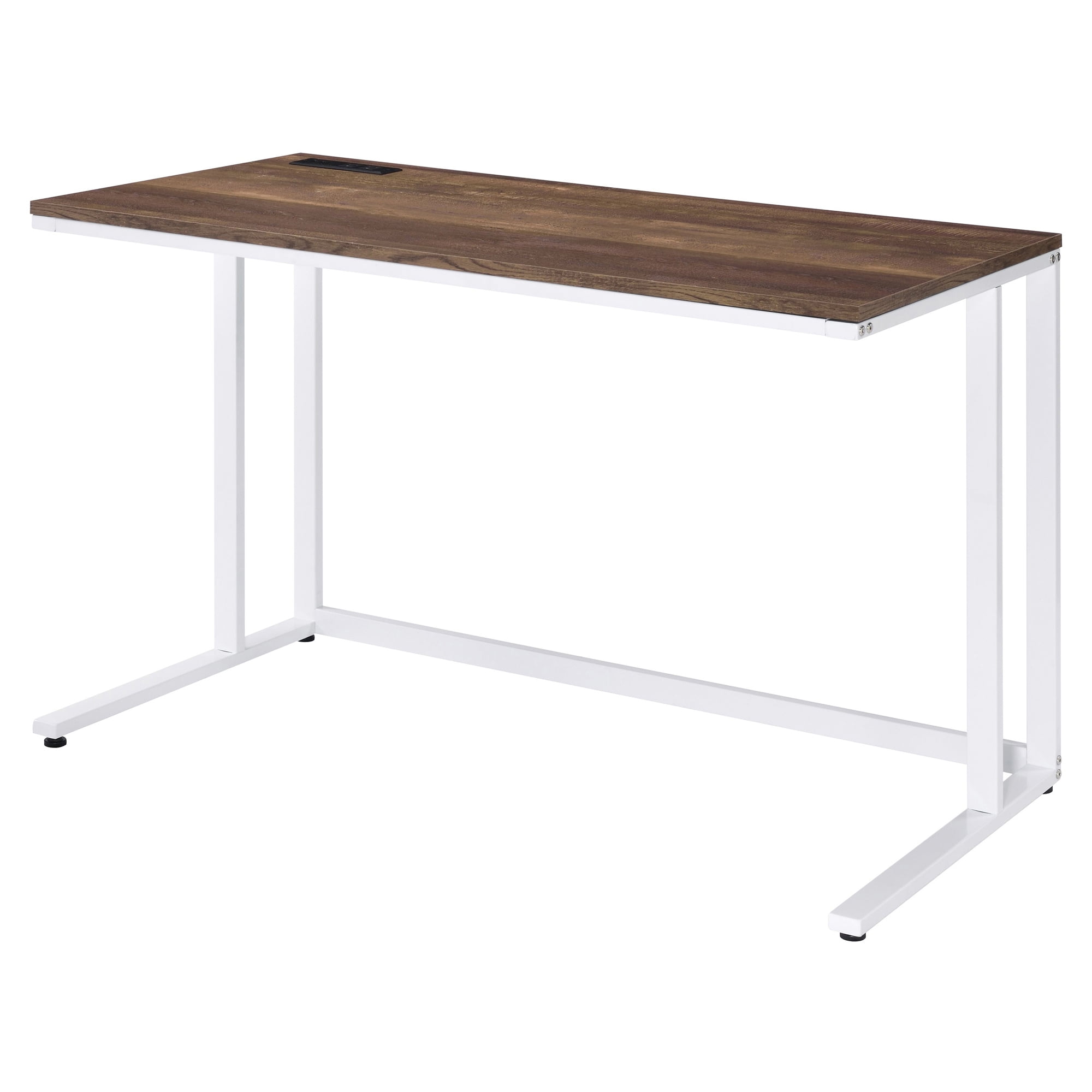 Picture of Acme Furniture 93094 30 x 24 x 47 in. Tyrese Rectangle Desk&#44; Walnut & White