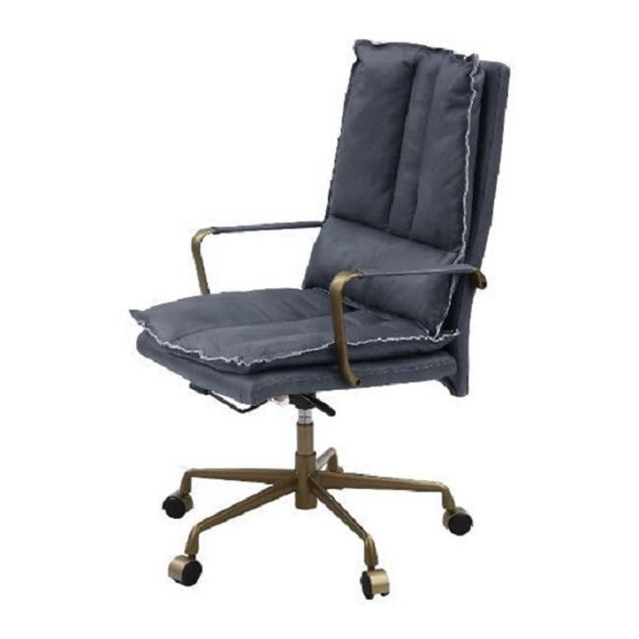 Picture of Acme Furniture 93165 26 x 25 in. Tinzud Office Chair&#44; Gray Leather