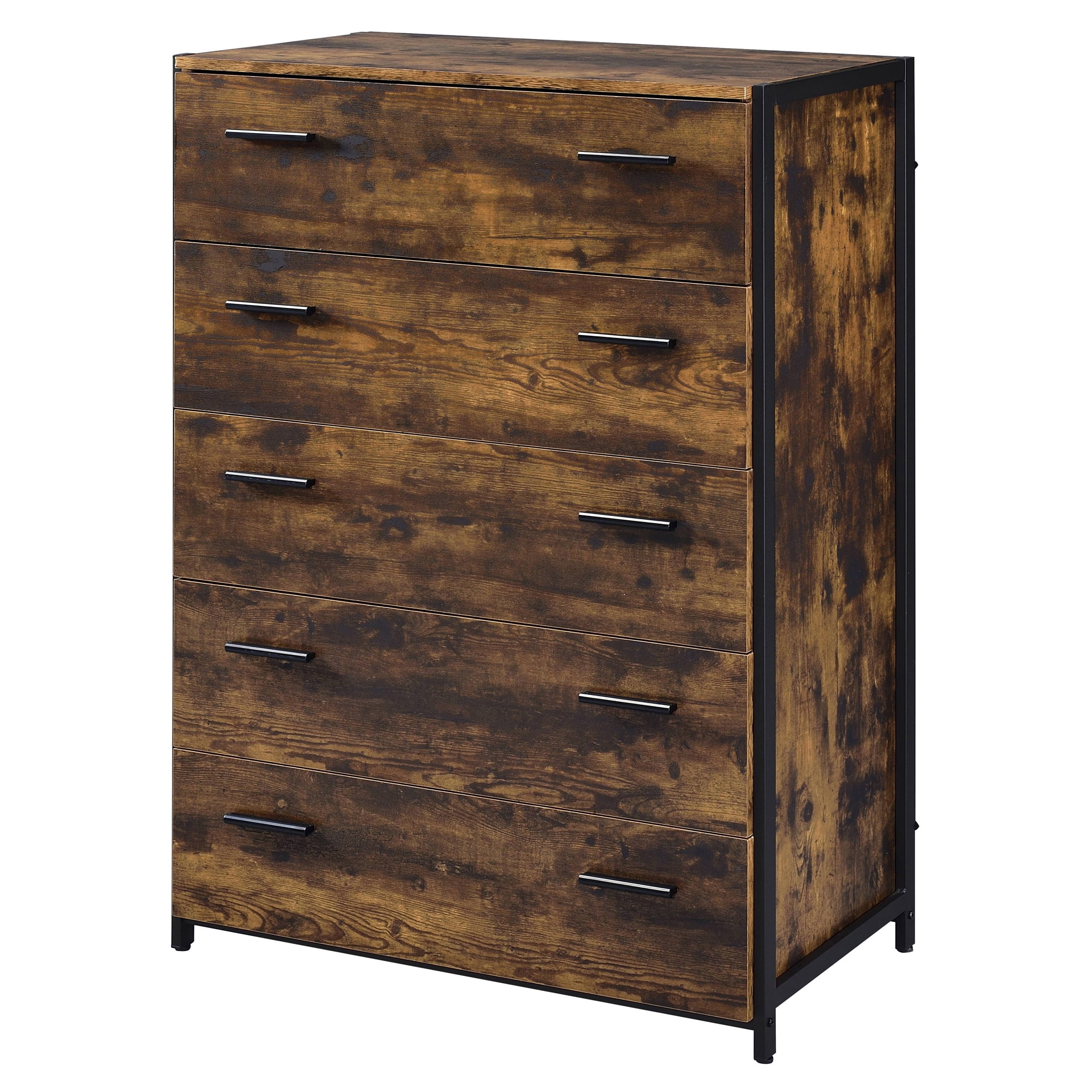 Picture of Acme Furniture 24266 48 x 18 x 33 in. Juvanth Composite Wood Chest&#44; Rustic Oak & Black