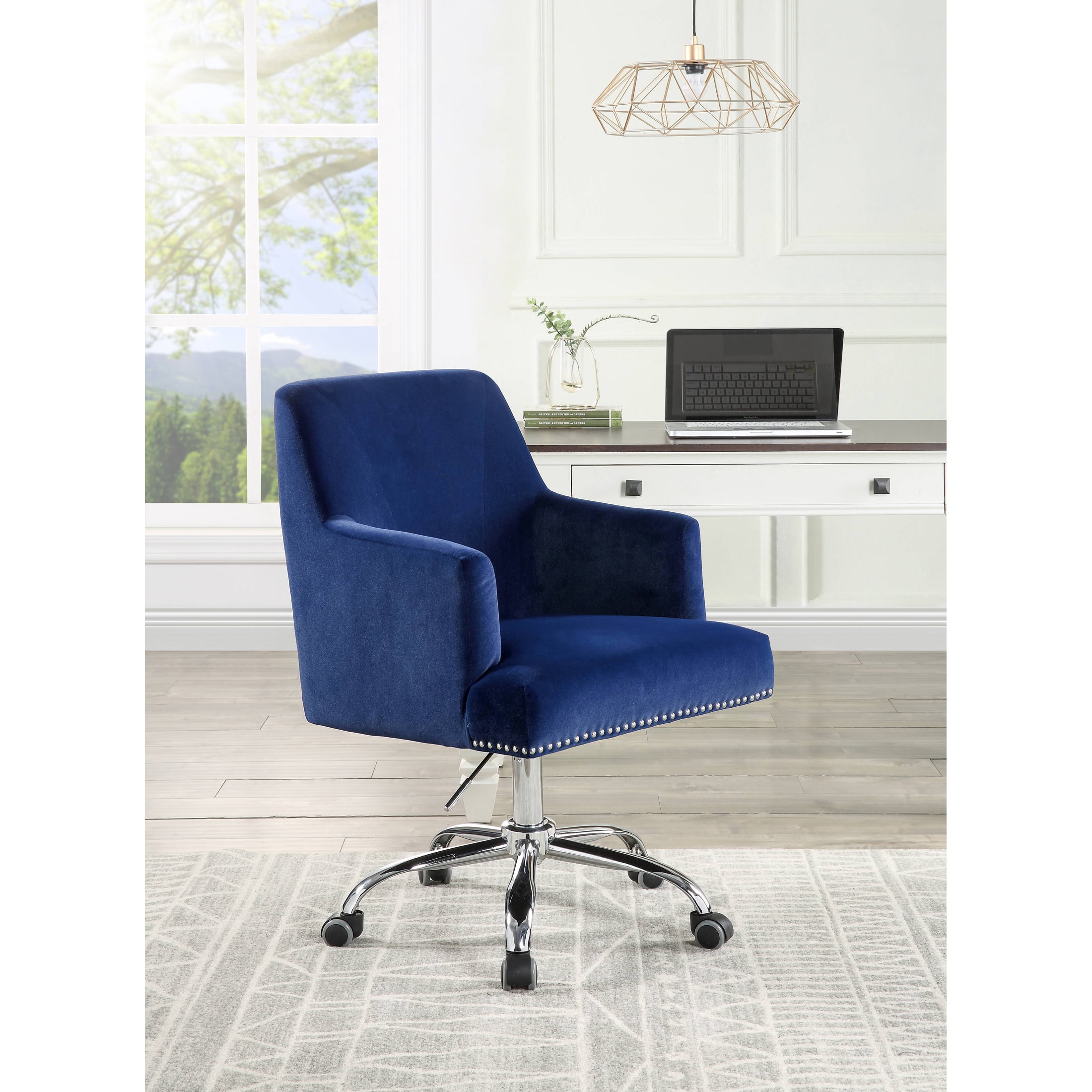 Picture of Acme Furniture OF00117 38 x 25 x 23 in. Trenerry Office Chair&#44; Blue