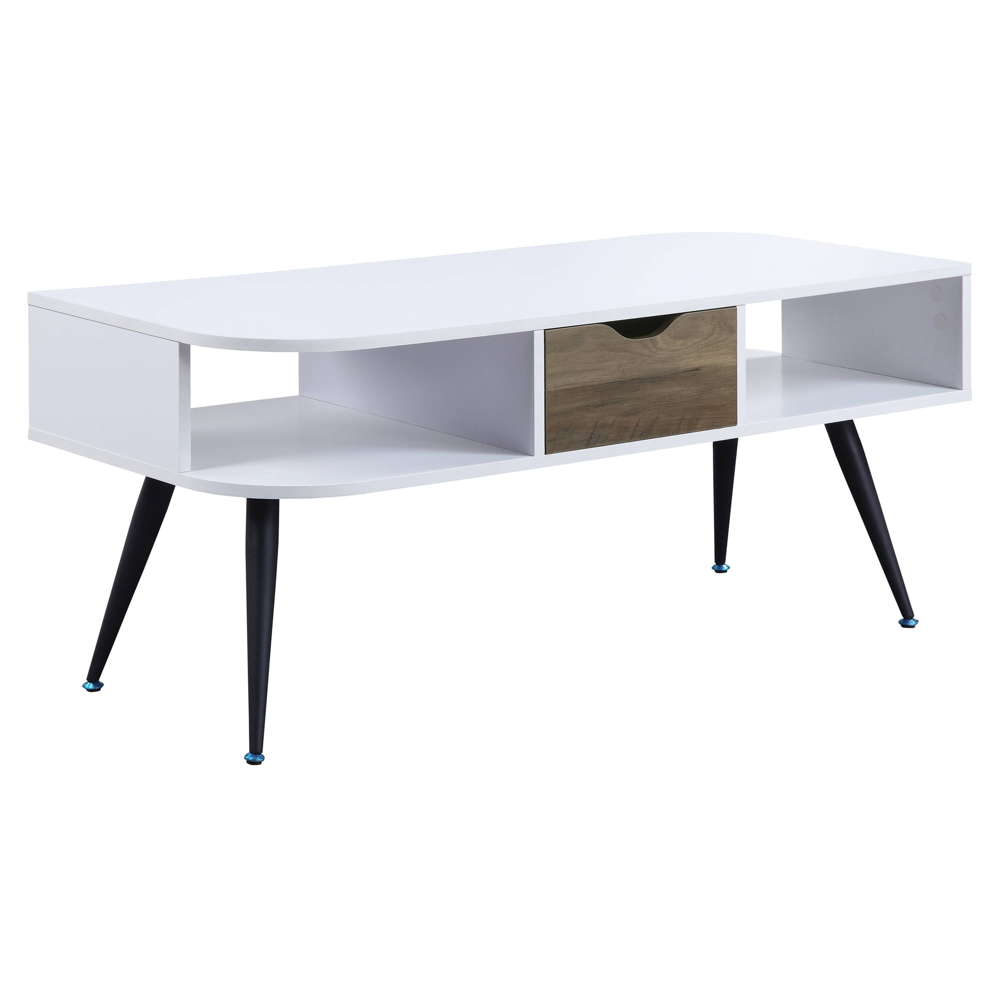 Picture of Acme Furniture LV00322 20 x 20 x 44 in. Halima Accent Table&#44; White & Black