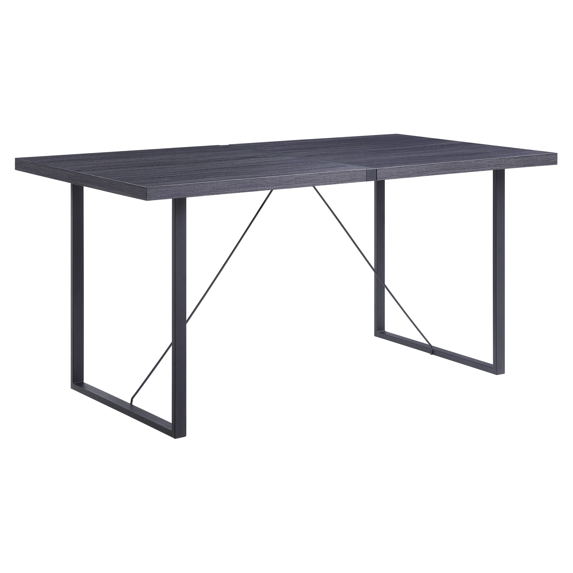 Picture of Acme Furniture DN00447 31 x 35 x 64 in. Nakula Rectangle Dining Table&#44; Gray Oak & Black