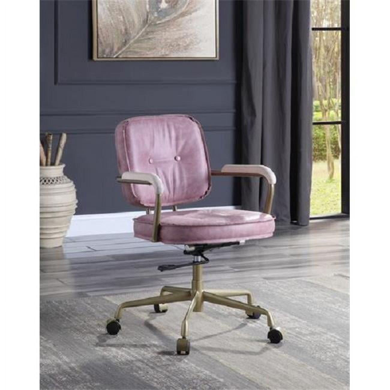 Picture of Acme Furniture OF00400 26.8 x 26 x 27 in. Siecross Contemporary Office Chair&#44; Pink