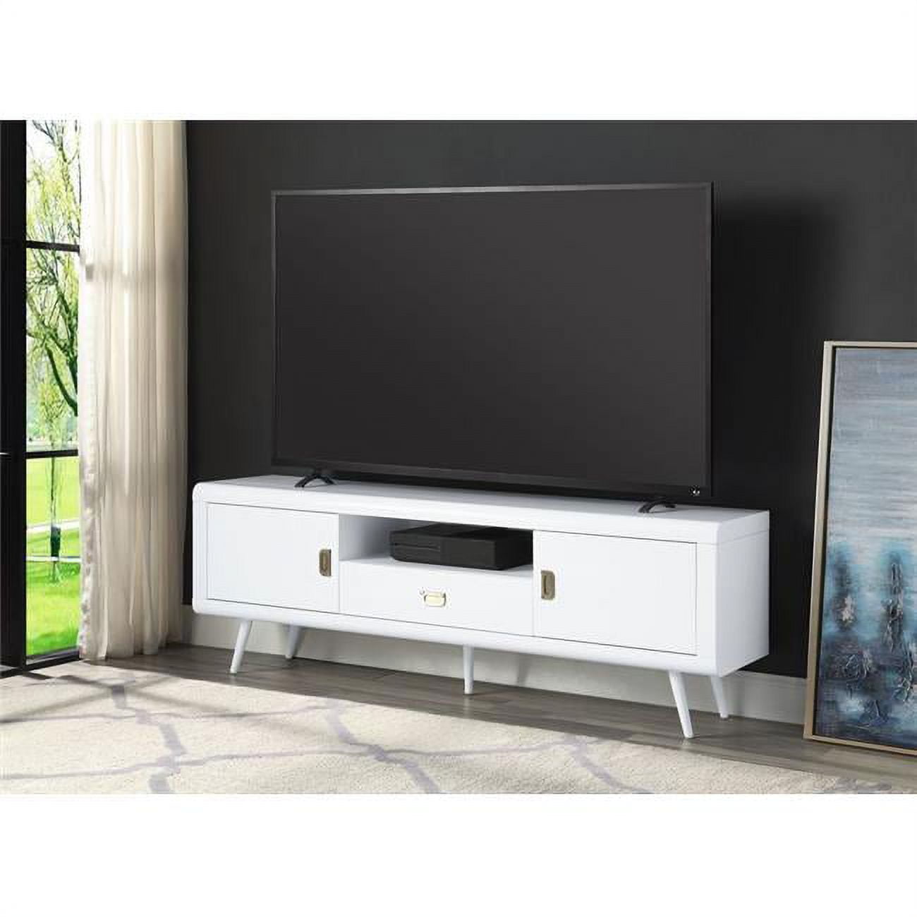 Picture of Acme Furniture LV00745 19 x 16 x 63 in. Pagan TV Stand&#44; White