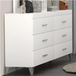Picture of Acme Furniture BD00647 58 x 16 x 29 in. Casilda Dresser&#44; White