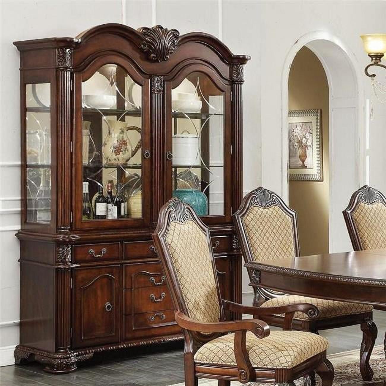 Picture of Acme Furniture 64079A 61 x 21 x 88 in. Chateau De Ville Hutch & Buffet&#44; Espresso - Case of 2