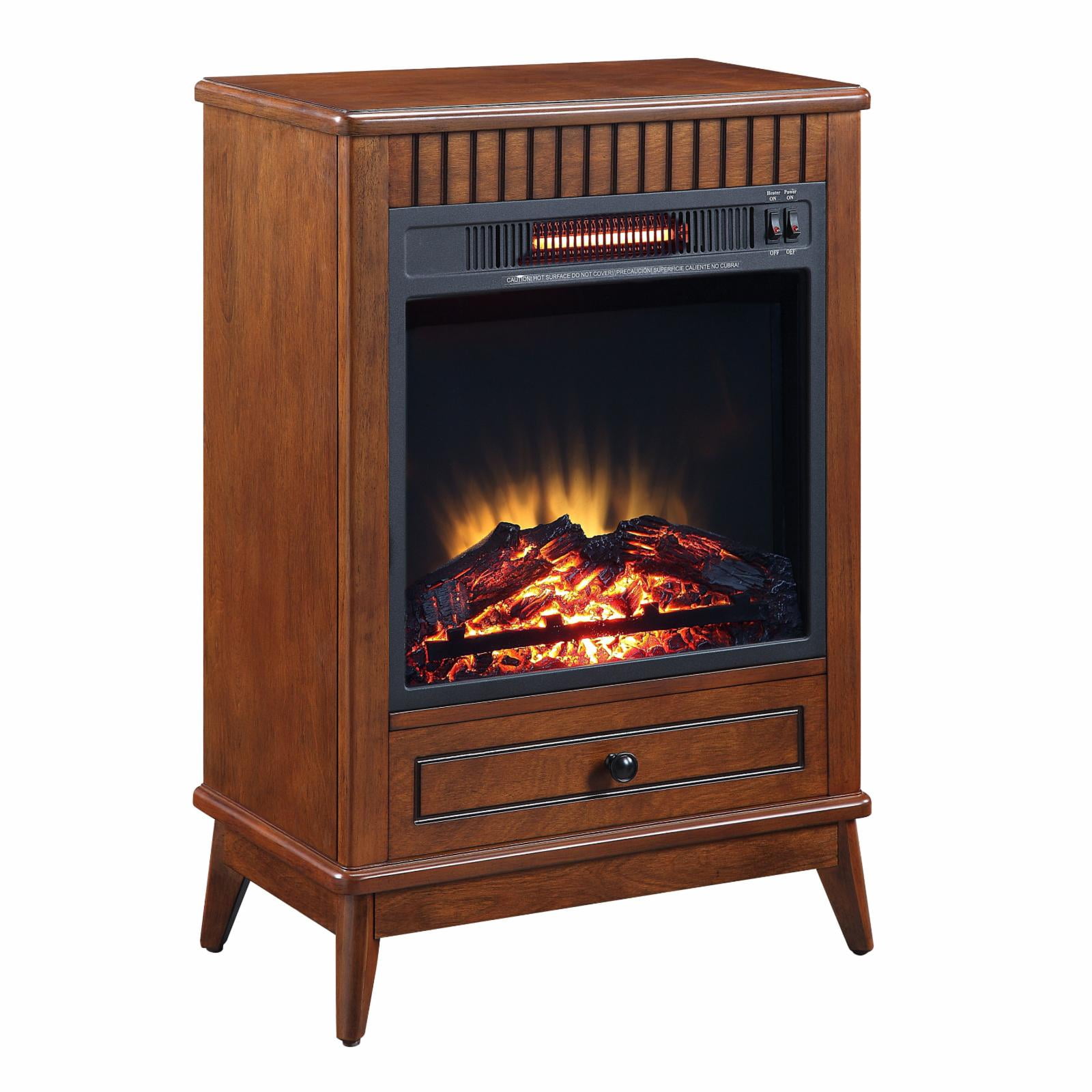 Picture of Acme Furniture AC00852 22 x 13 x 32 in. Hamish Fireplace, Walnut