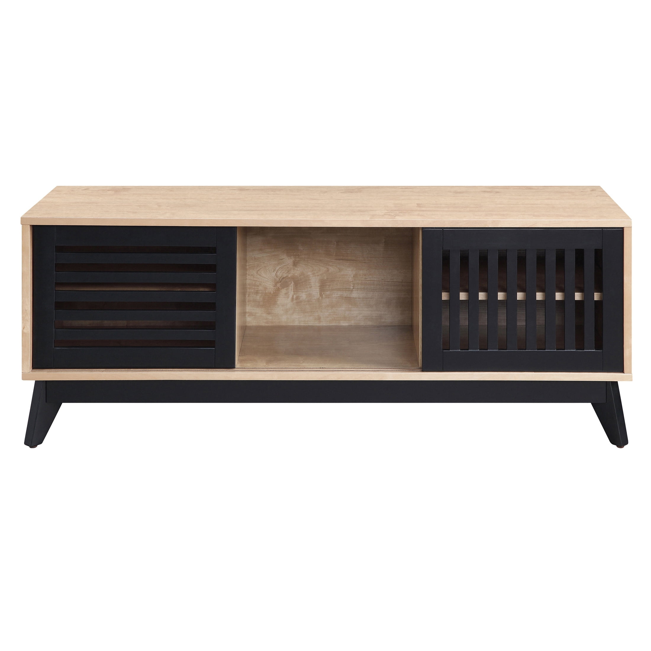 Picture of Acme Furniture LV00858 47 x 16 x 18 in. Gamaliel TV Stand&#44; Oak & Espresso