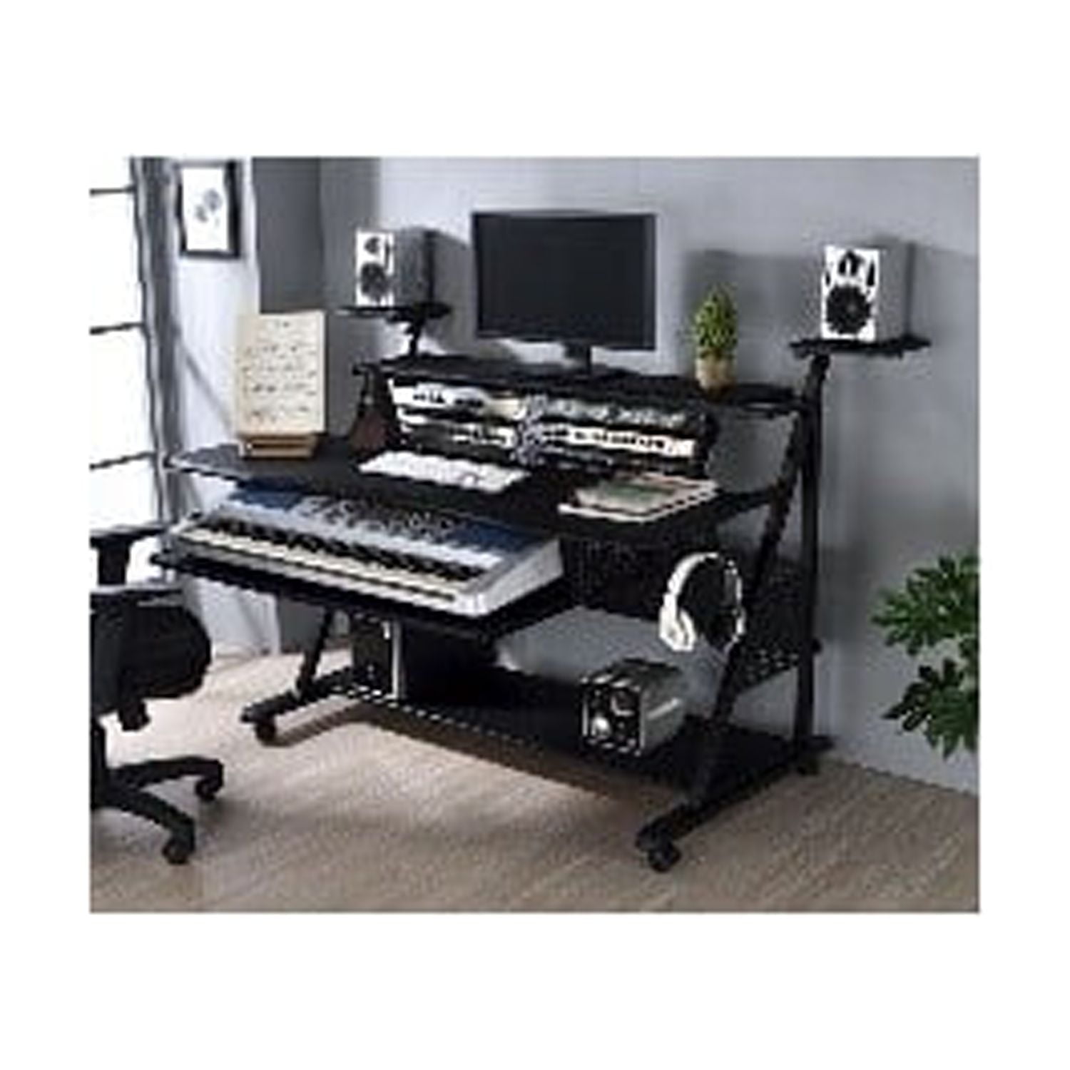 Picture of Acme Furniture OF00989 67 x 38 x 42 in. Willow Music Desk, Black