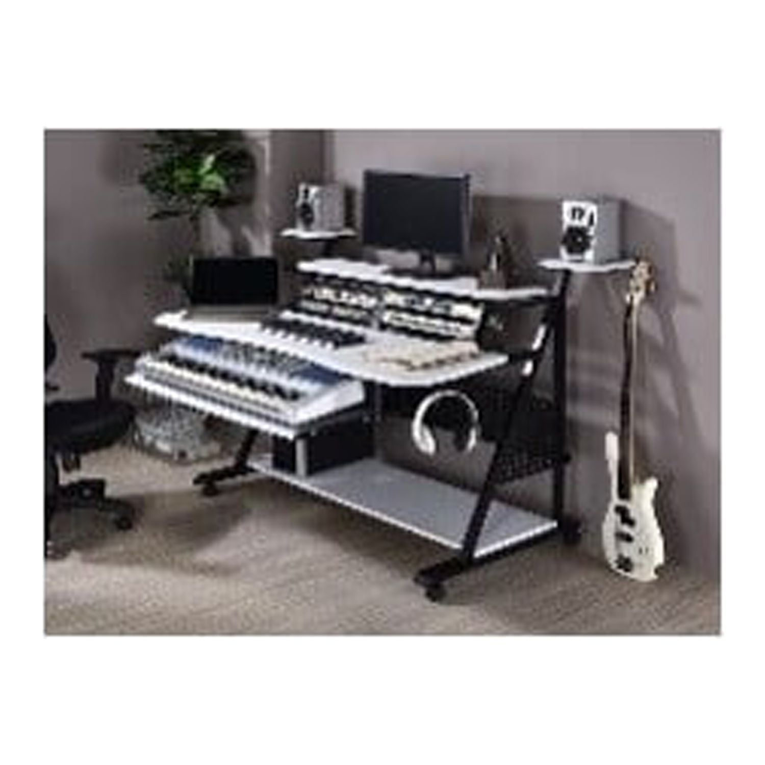Picture of Acme Furniture OF00996 67 x 38 x 42 in. Willow Music Desk&#44; White & Black