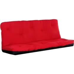 Picture of Acme Furniture 02806 74 x 6 x 54 in. 6 in. Nabila Futon Mattress&#44; Red & Black - Full Size