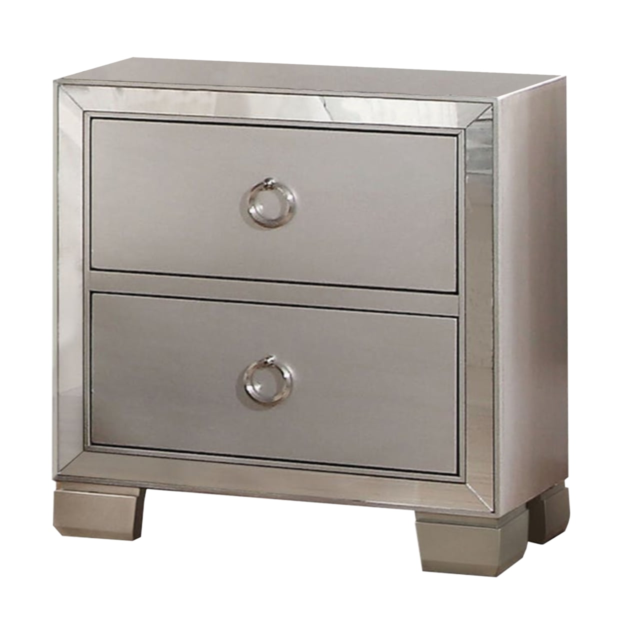 Picture of Acme Furniture 24843 22 x 15 x 23 in. Voeville II Nightstand, Platinum