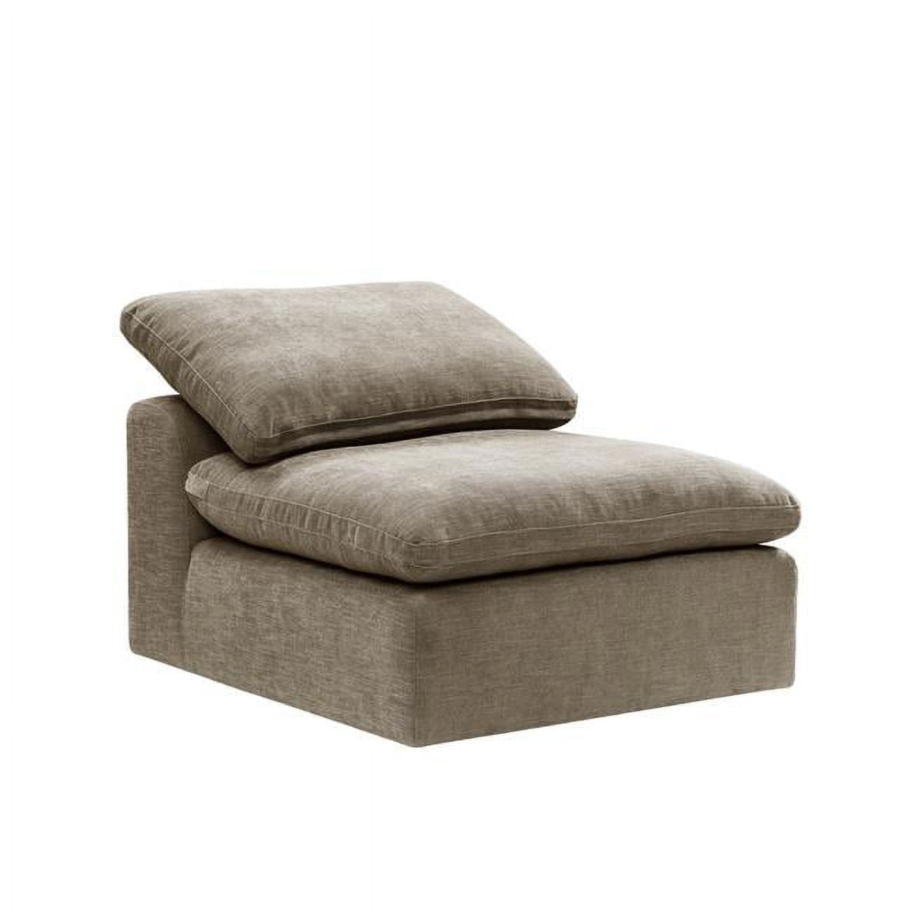 Picture of Acme Furniture LV01106 38 x 45 x 24 in. Naveen Modular Armless Chair, Khaki Linen