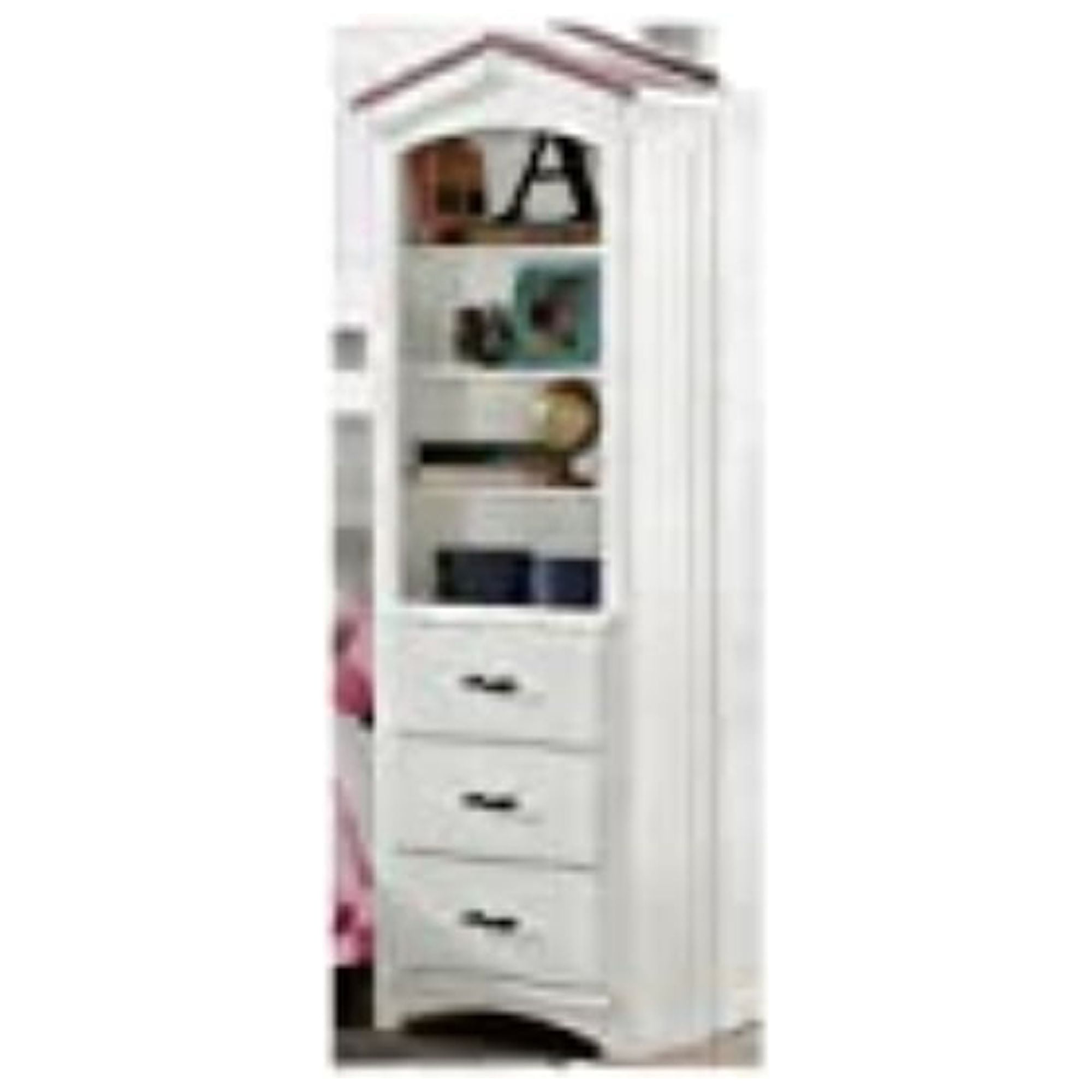 Picture of Acme Furniture BD01416 24 x 14 x 78 in. Tree House Bookcase Cabinet&#44; Pink & White