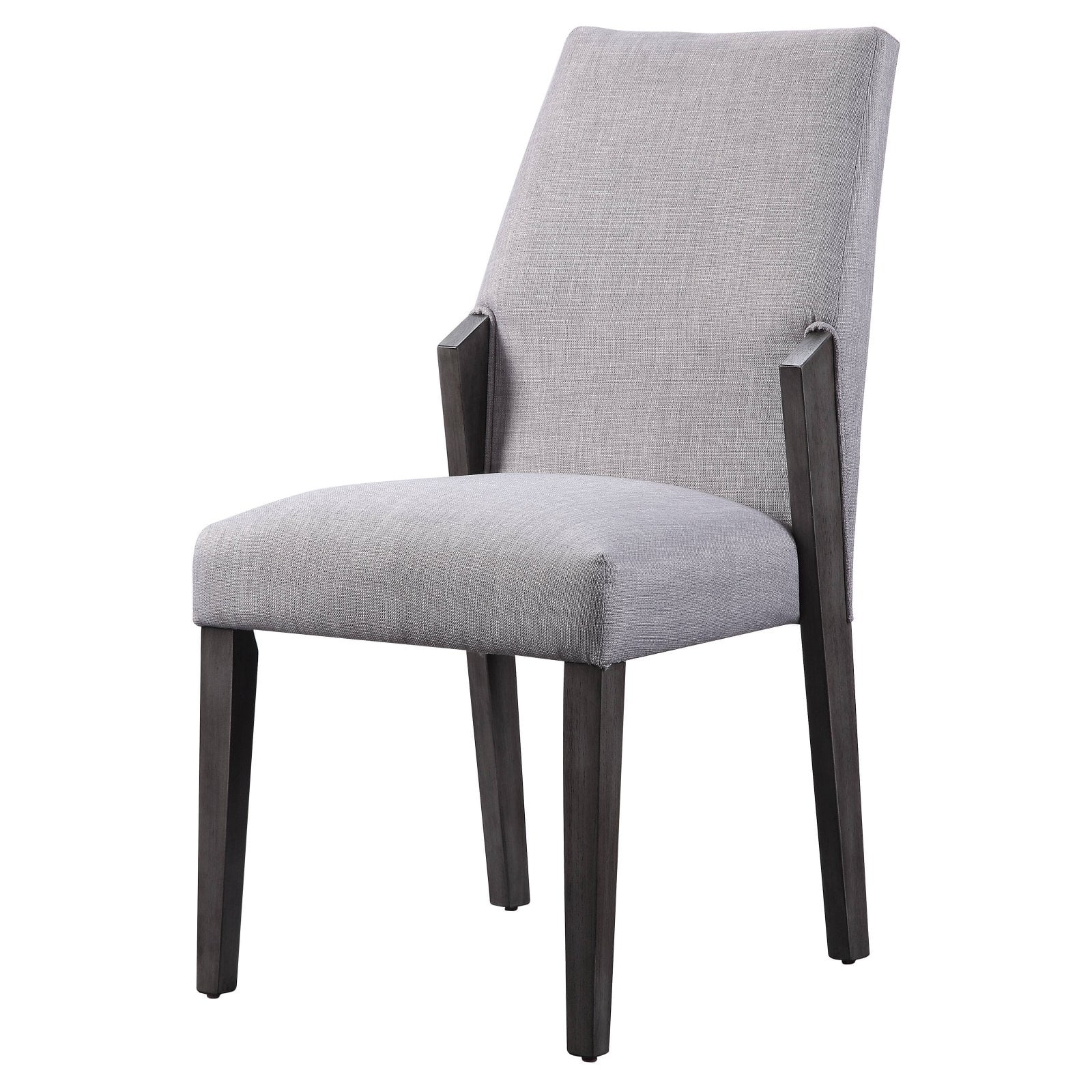 Picture of Acme Furniture 72292 24 x 21 x 39 in. Belay Side Chair&#44; Fabric & Gray Oak - Set of 2