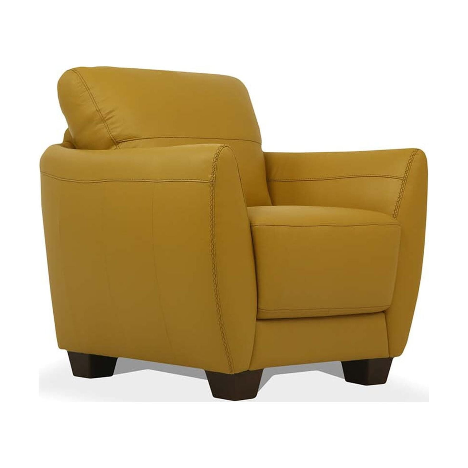 Picture of Acme Furniture 54947 33 x 36 x 31 in. Valeria Accent Chair, Mustard Leather