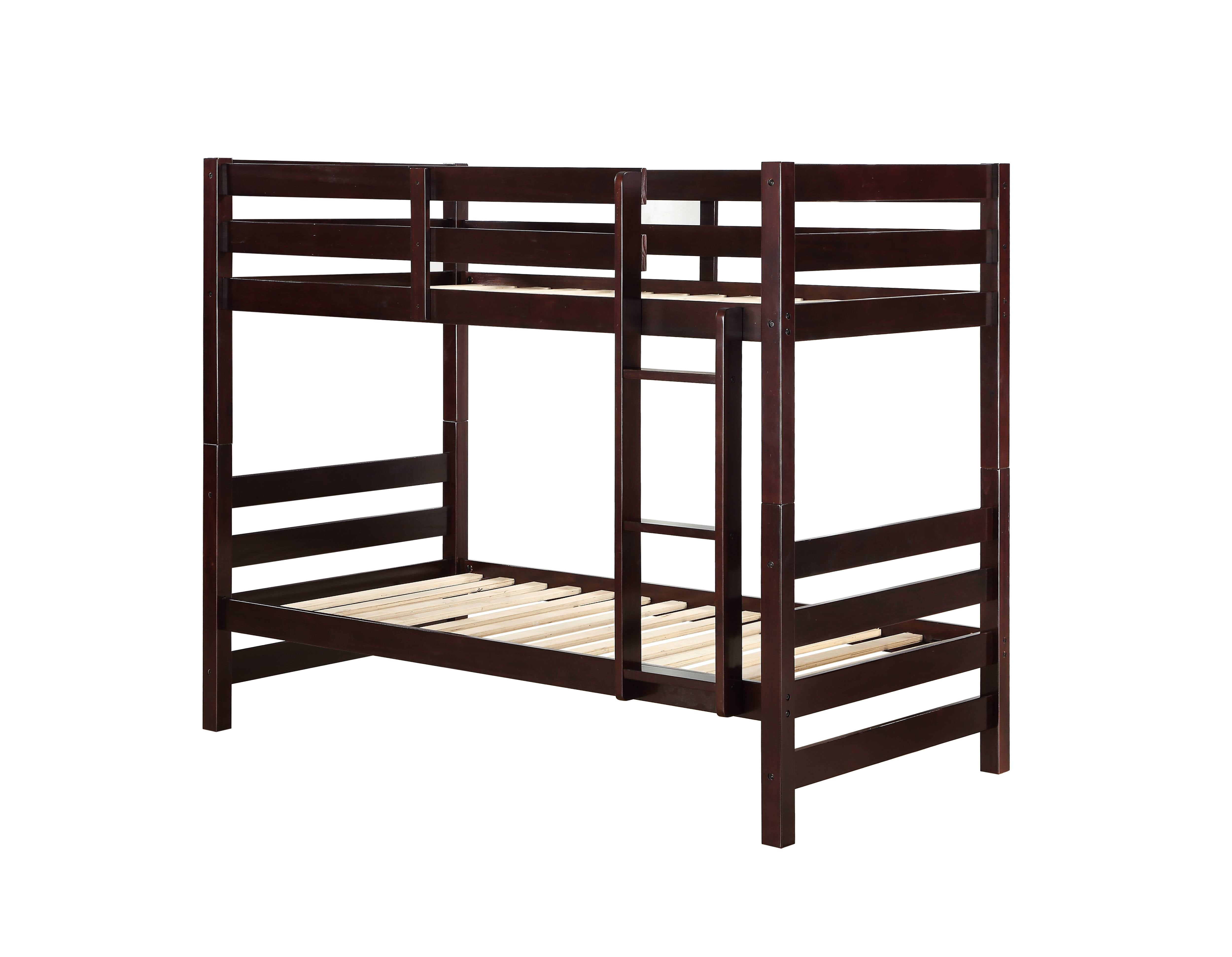 Picture of Acme Furniture 37775 80 x 43 x 67 in. Ronnie Bunk Bed, Espresso - Twin Size