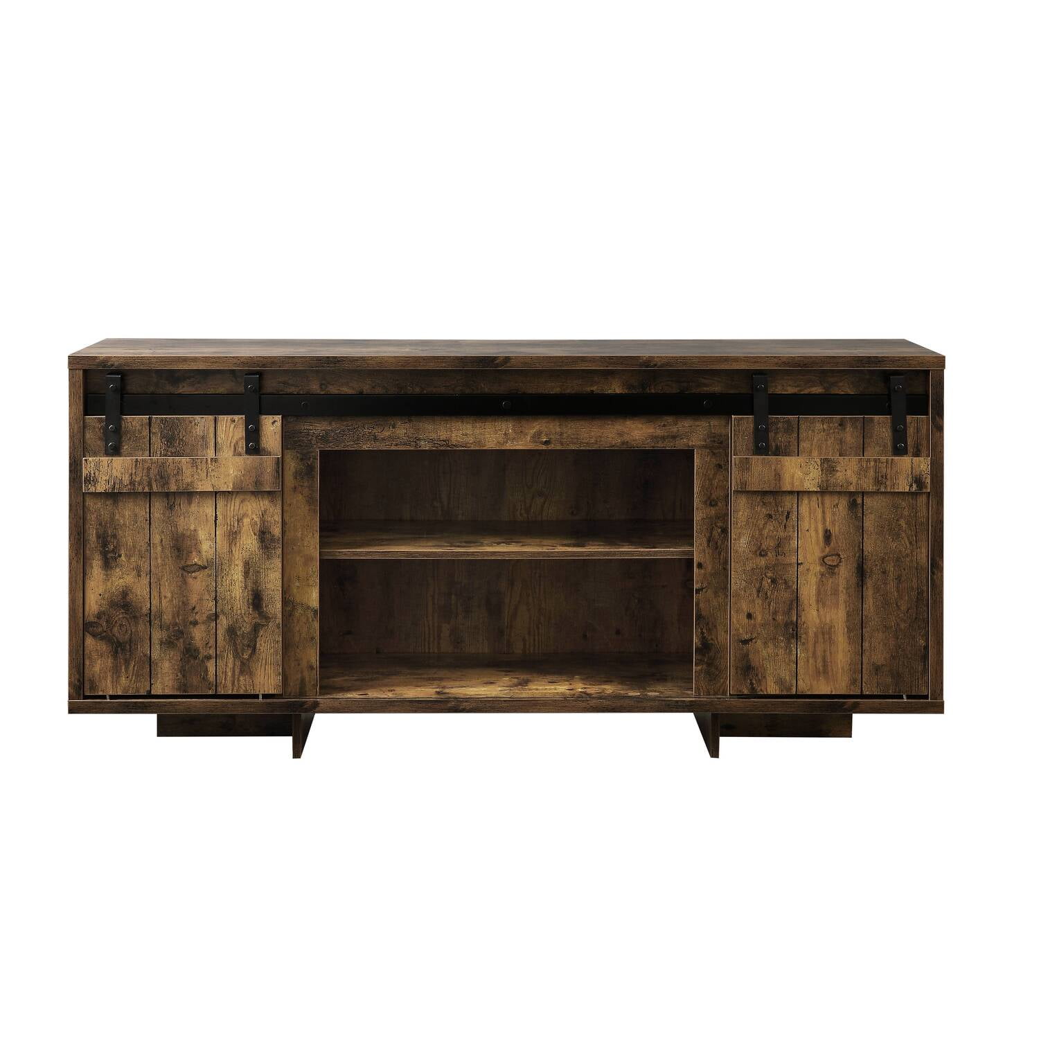 Picture of Acme Furniture 91610 60 x 16 x 29 in. Bellarosa TV Stand, Rustic Oak