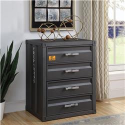 Picture of Acme Furniture 37956 26 x 20 x 32 in. Cargo 4-Drawer Chest, Gunmetal