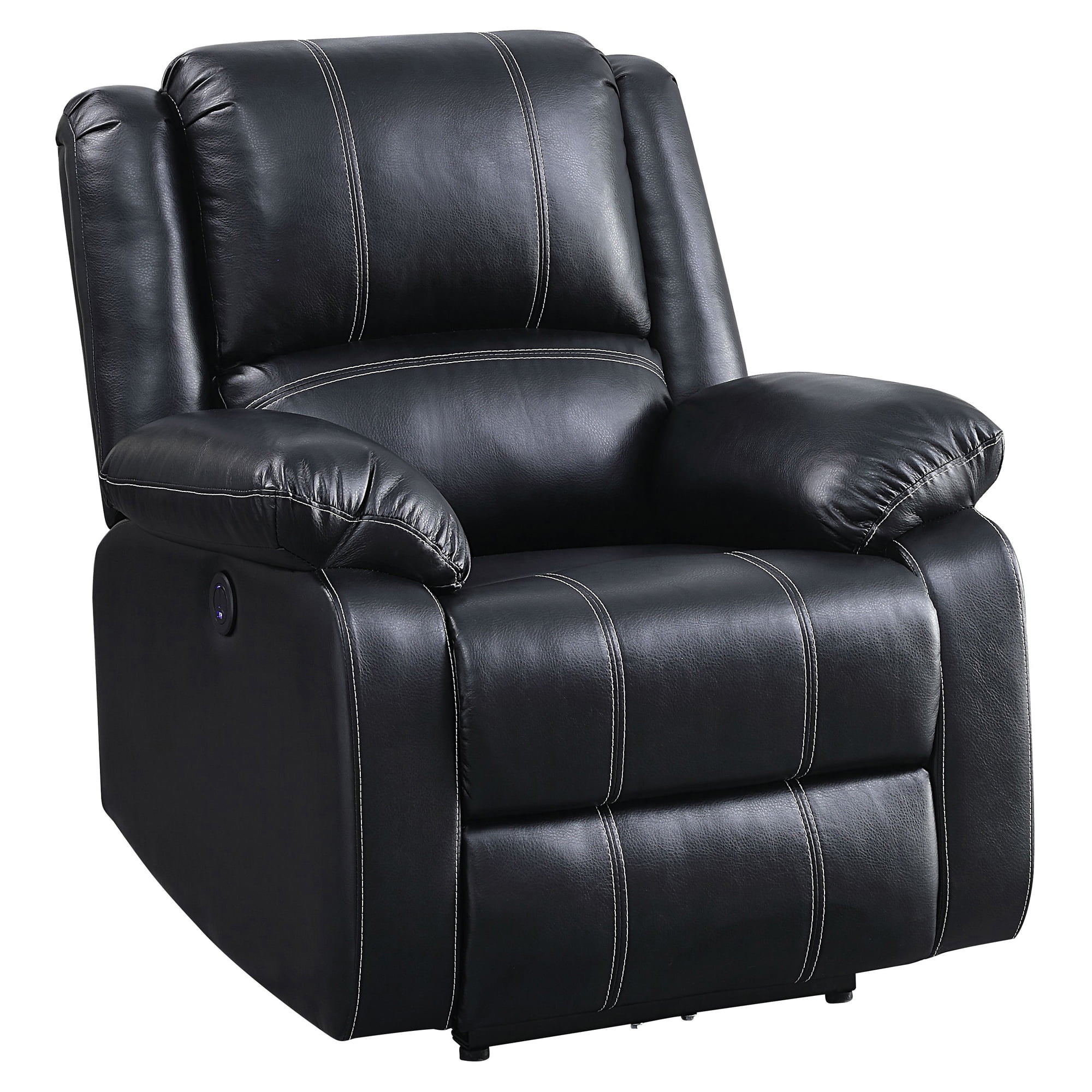 Picture of Acme Furniture 52288 37 x 37 x 40 in. Zuriel Power Recliner, Black PU