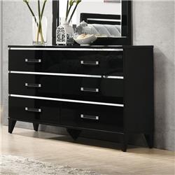 Picture of Acme Furniture 27415 63 x 16 x 37 in. Chelsie Dresser&#44; Black